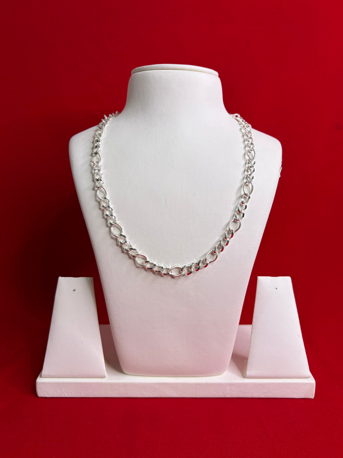 Men pure silver chain 20.5” (Sc137)