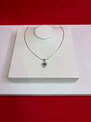 Pure Silver Pendant Necklace (WN100)