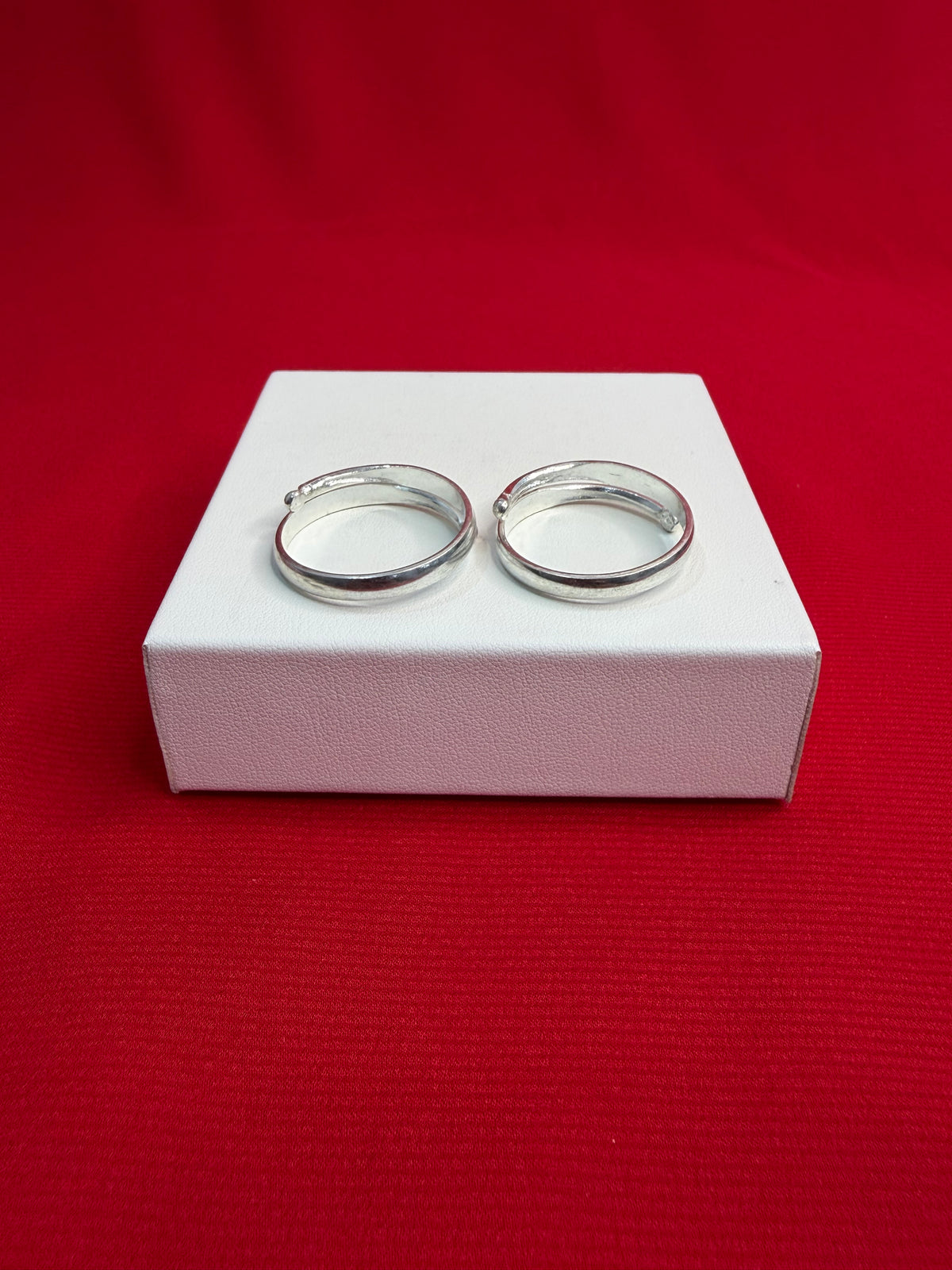 Pure Silver Toe Rings Pair (TR10)