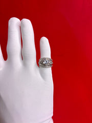 Pure Silver Women’s Cocktail Ring (Size 6.5) WR266