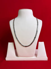 Miami Cuban Italian Silver Chain 22” (Sc135)
