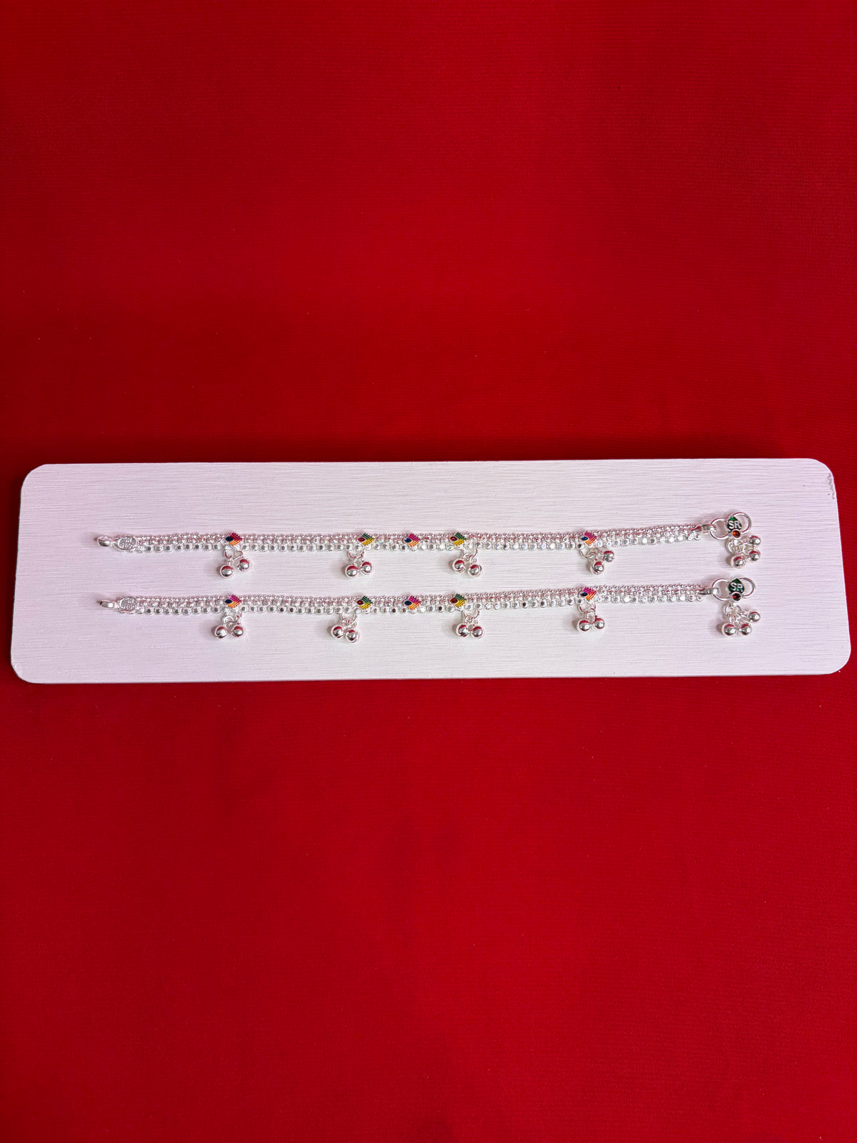Pure Silver Anklets (9 Inch) (KA125)