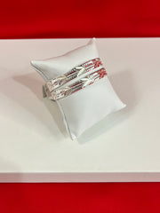Pure Silver Bangle Pair 2.2
