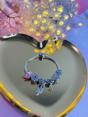 Authentic Pandora 6 Charms Bracelet