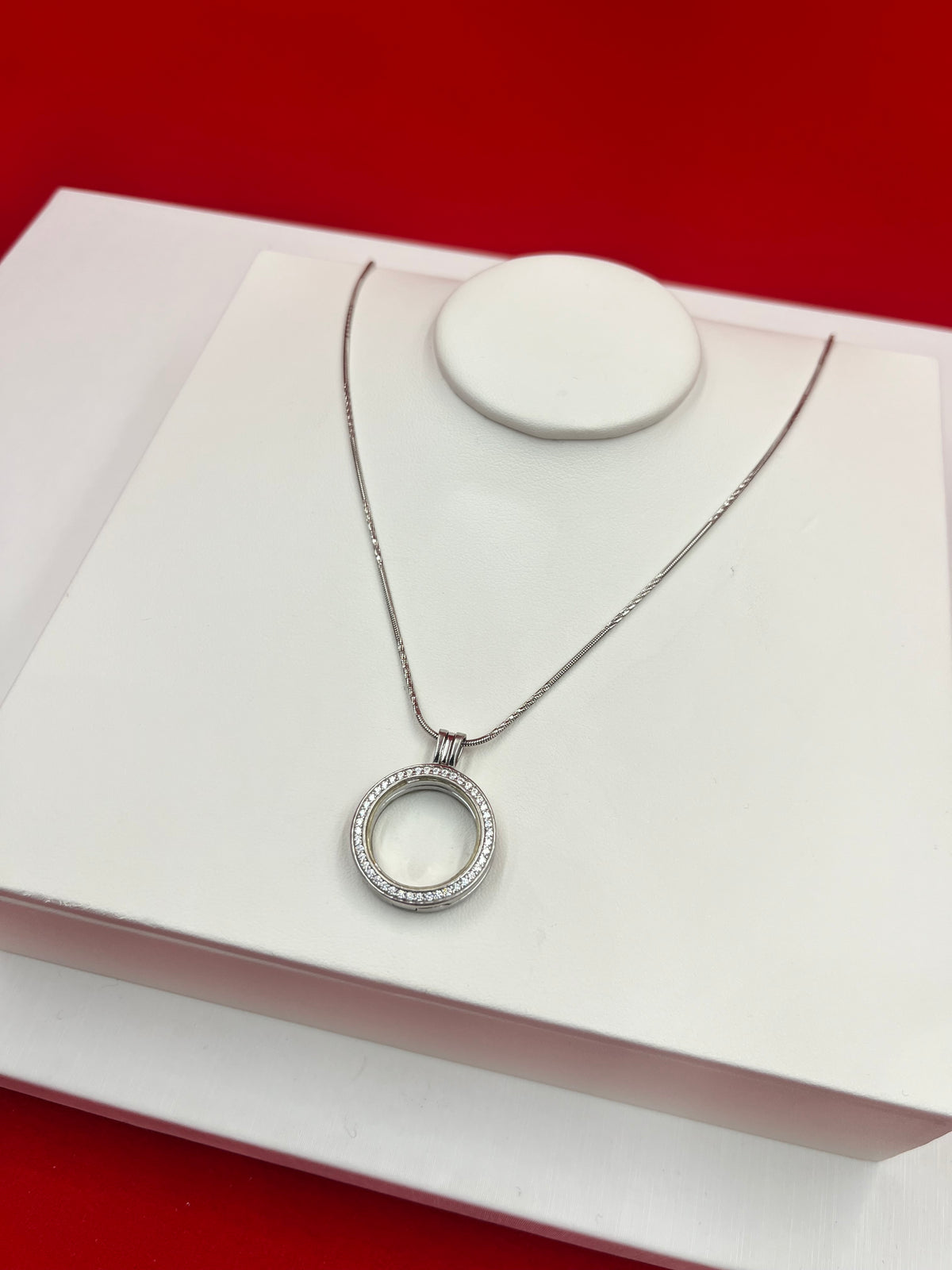 Pandora Floating Locket Pendant Necklace