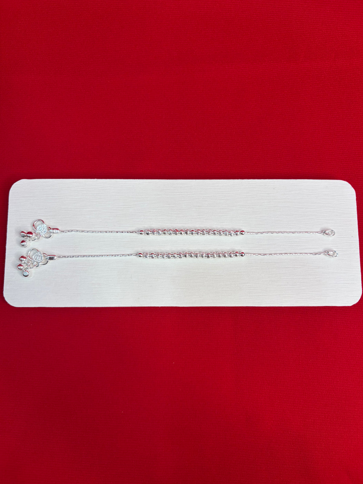 Pure Silver Kids Anklets (7.5 Inch) (KA136)