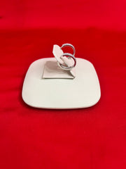 Pure Silver Hoops Earrings (HE39)