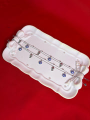 Pure Italian Silver Anklets (WA89)