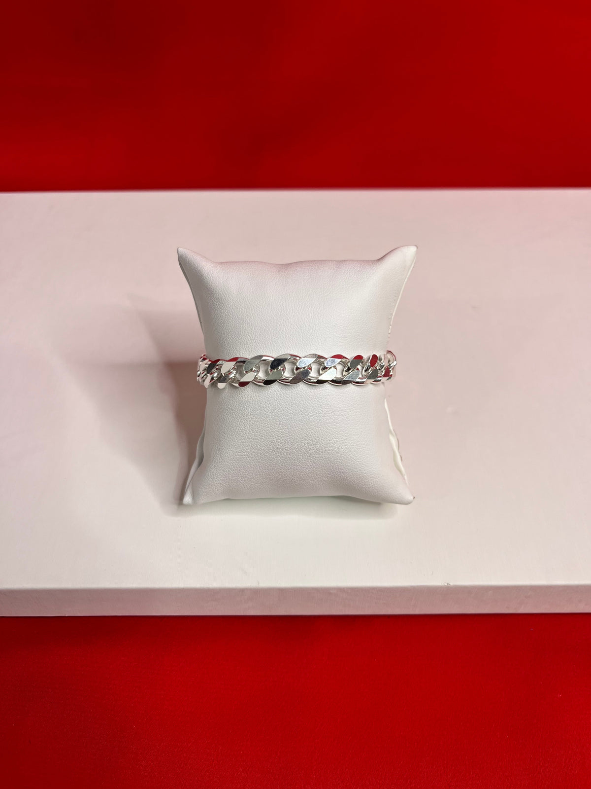 Men Pure Silver Cuban Bracelet mb25