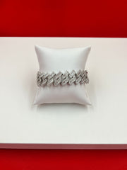 Men iced-out baguette bracelet