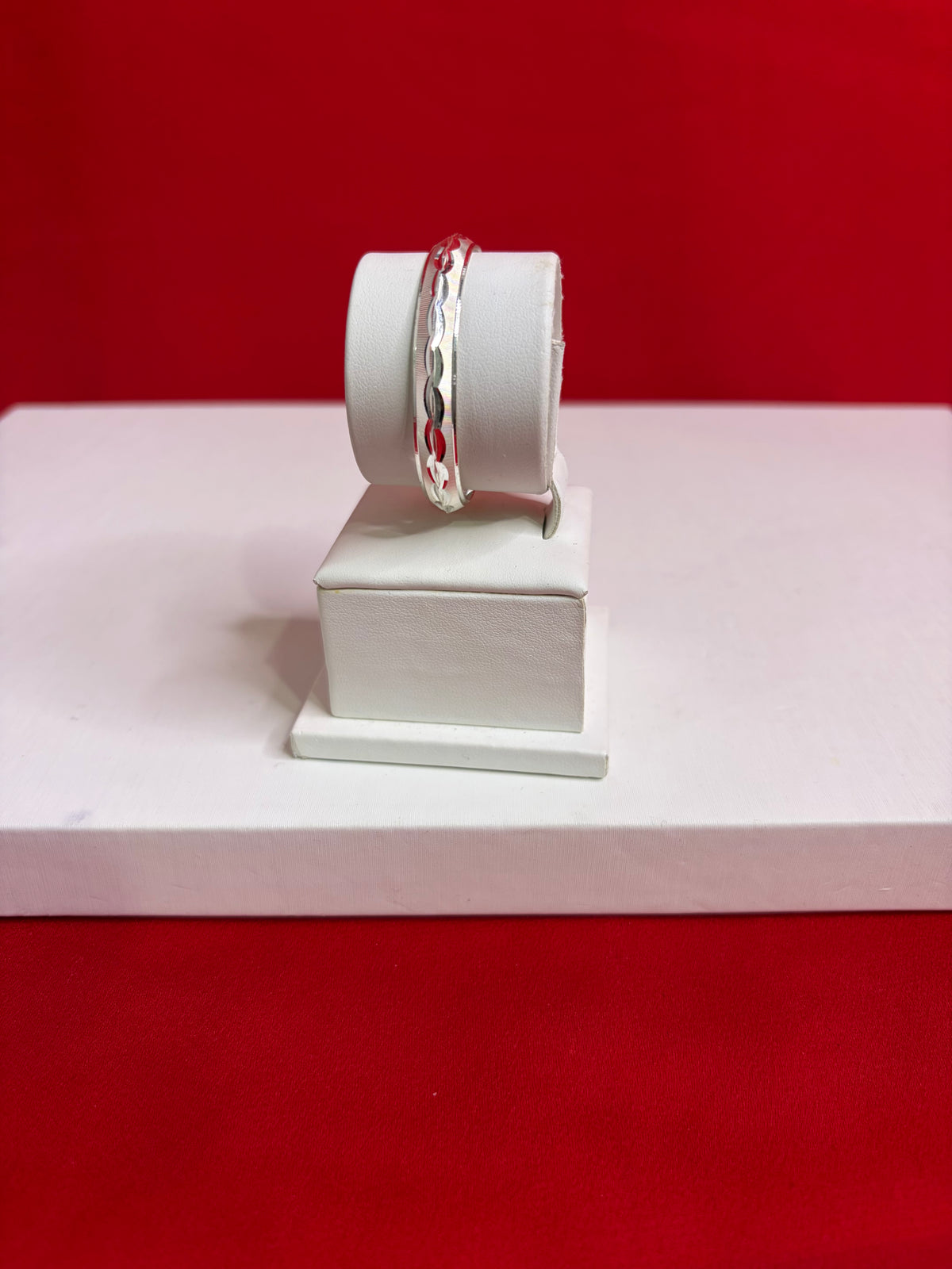 Pure Silver Kids Kada 1.5 (Kk77)