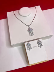 Pure Silver Pendant Set (WN93)