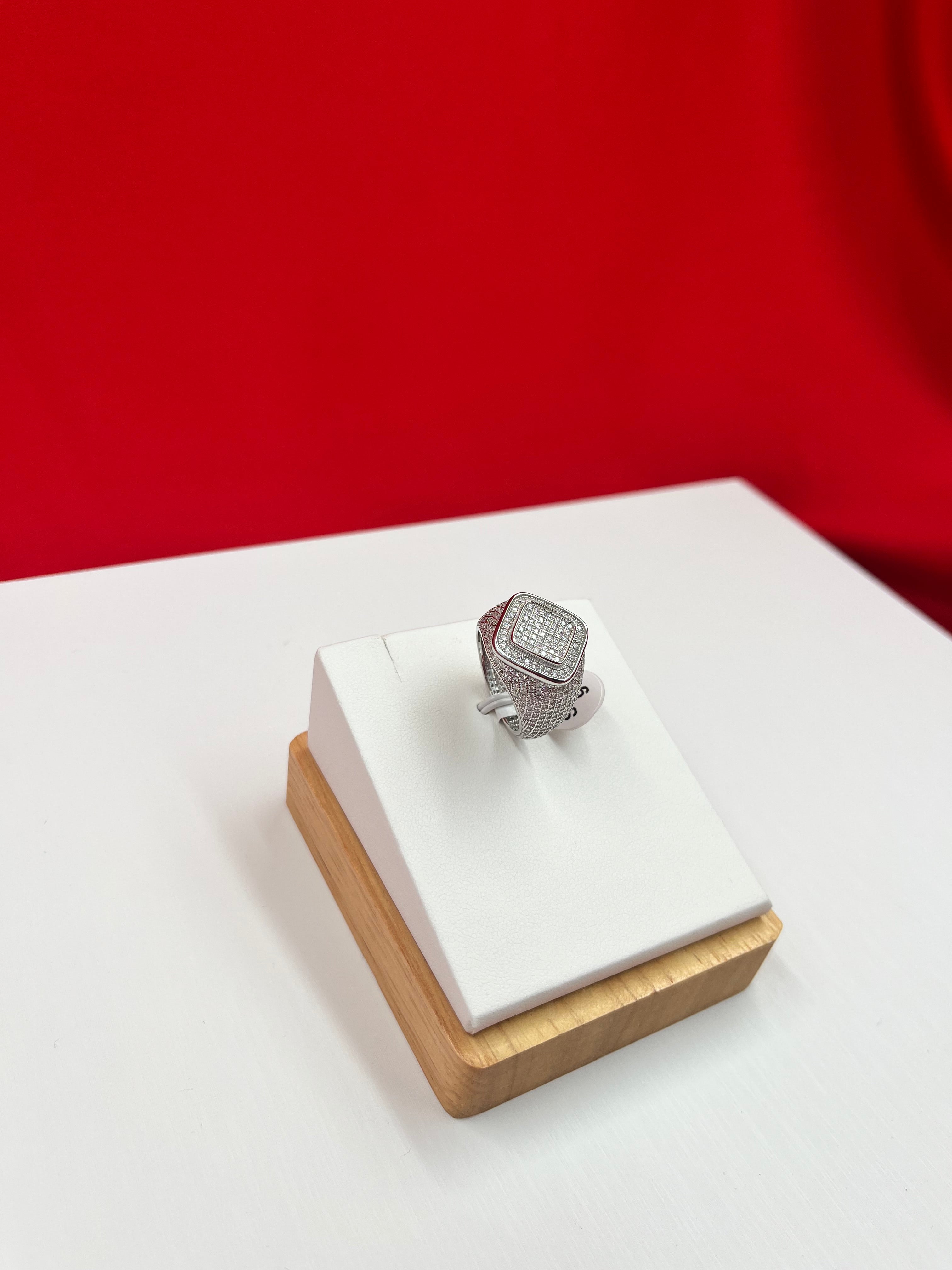 Men Iced out Ring size 9