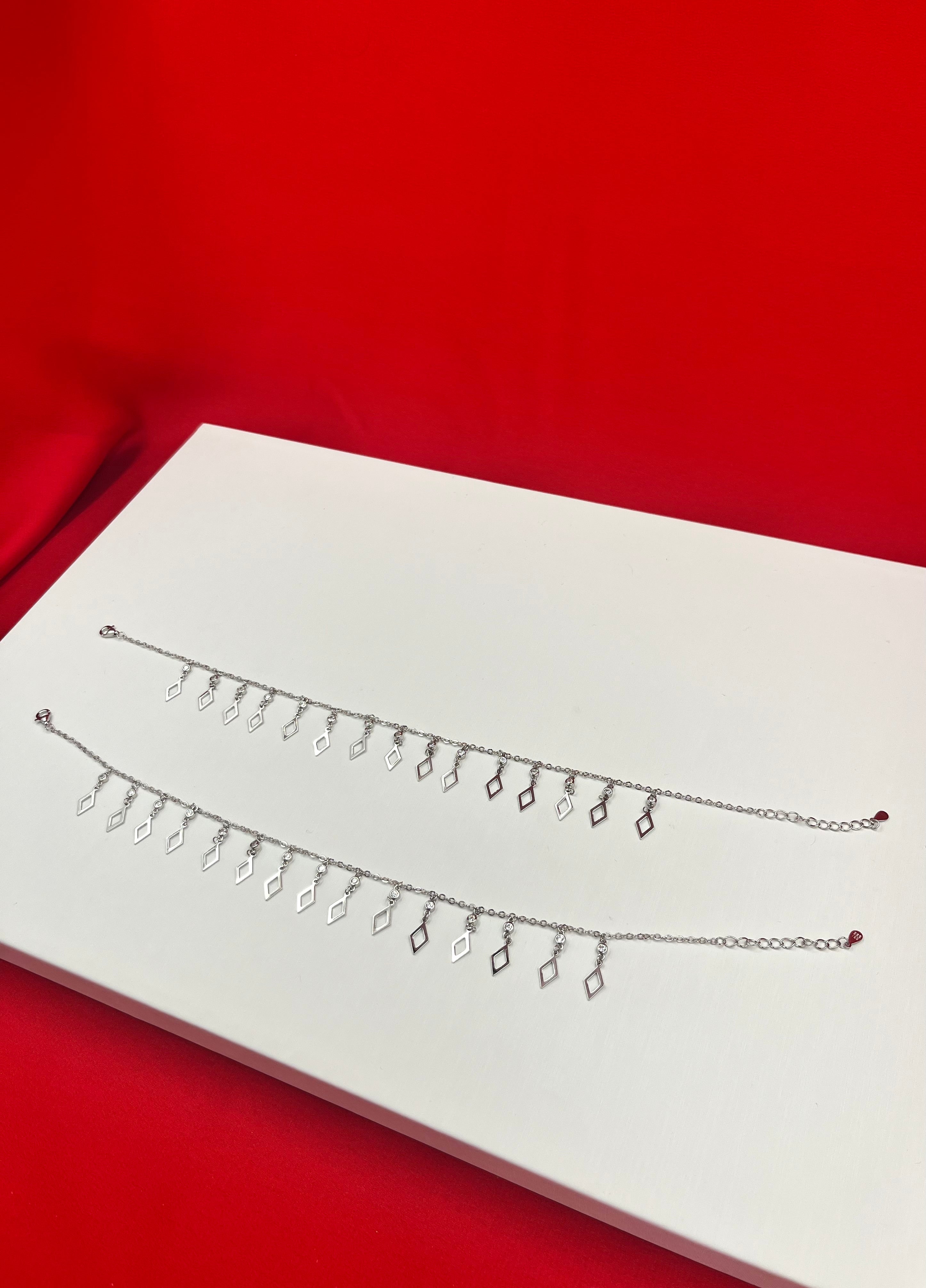 italian silver Anklets