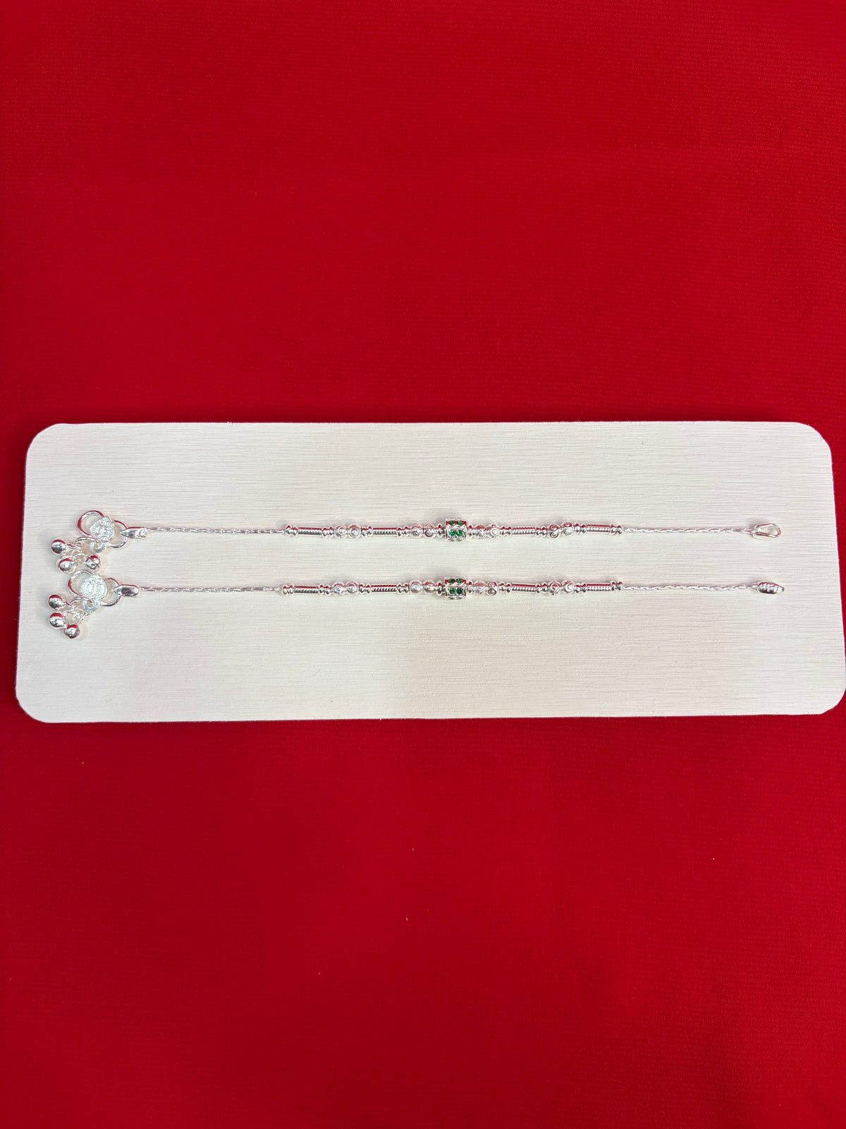 Pure Silver Kids Anklets (7.5 Inch) (KA140)