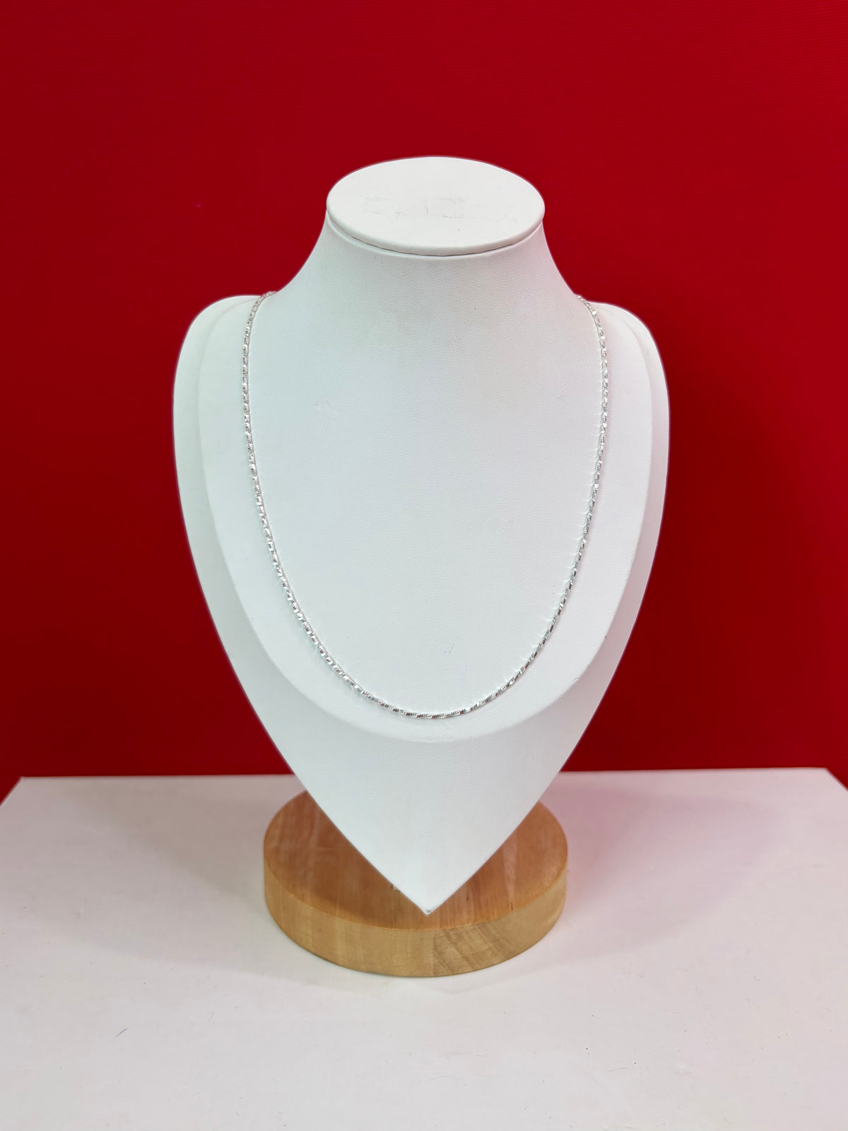Pure Silver Chain 18” (Gk86)