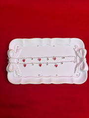 Pure Silver Kids Anklets 6.5-7.5 (KA74)