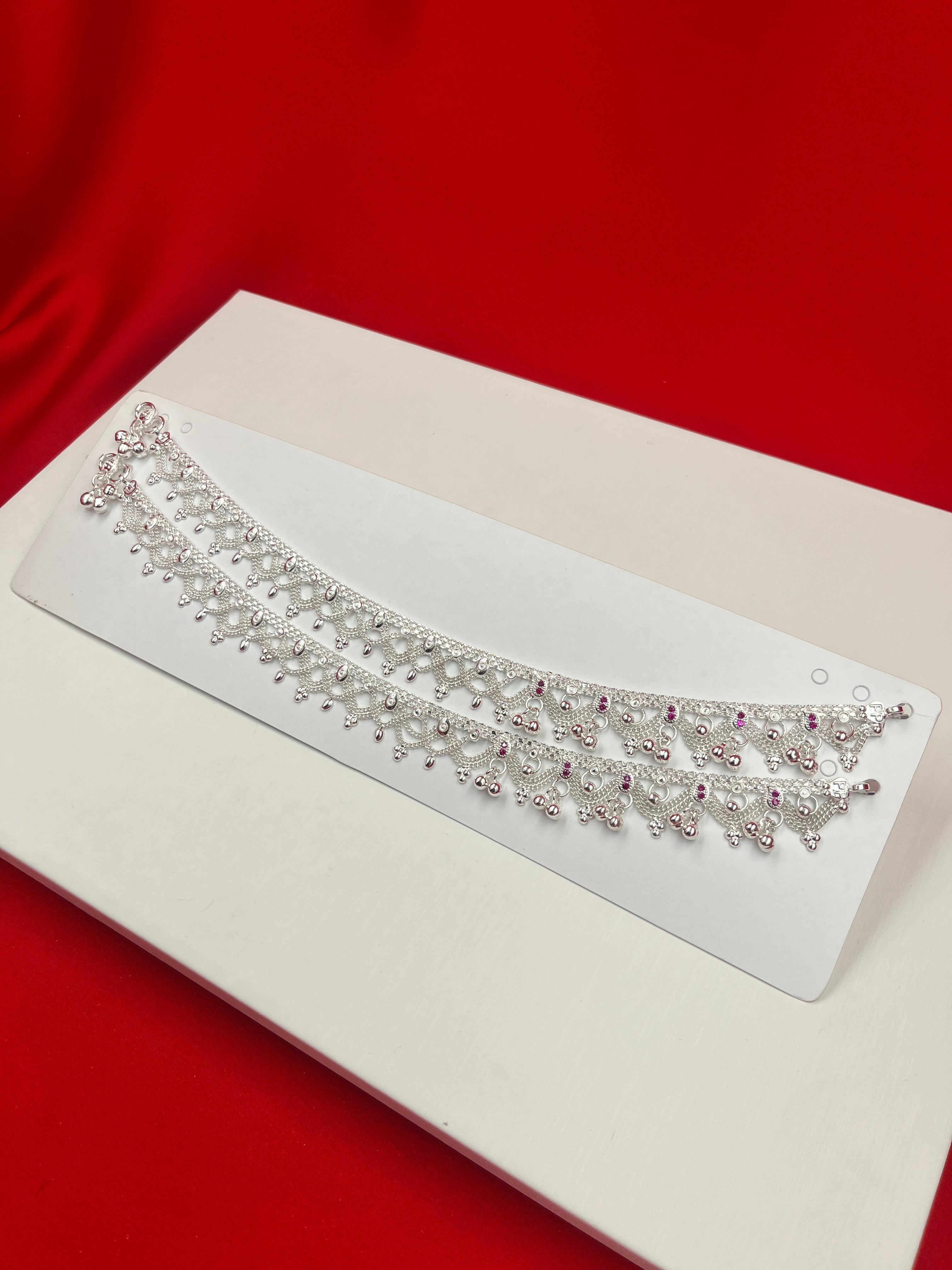Pure Silver Anklets