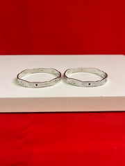 Pure Silver Bangle Pair 2.6 (SB100)