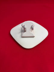 Pure Silver Hoops Earrings (HE98)
