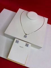 Pure Silver Pendant Set (WN144)