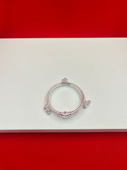 Pure Silver Ghungro Bangle Pair 2.4