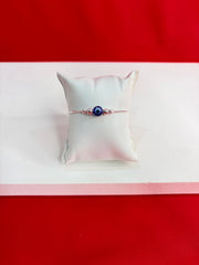 Women’s Evil Eye Silver Bracelet Wb116 (6.5-7.5Inch)