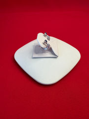 Pure Silver Hoops Earrings (HE91)