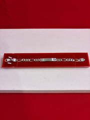 Pure Silver Rakhi Name Engraving Bracelet (NB31)