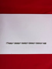 Men Silver Icedout Bracelet (MB85)