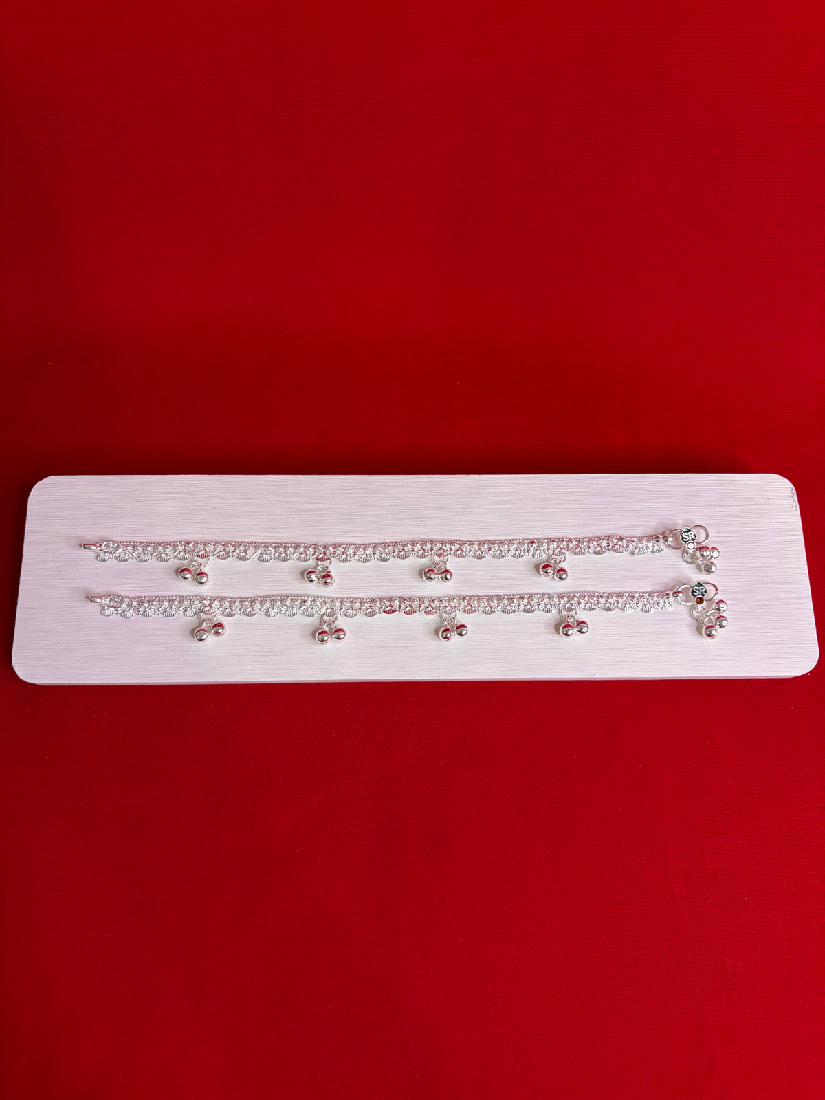 Pure Silver Anklets (9 Inch) (KA123)