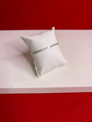 Women’s Pure Silver Bangle Bracelet (SB108)
