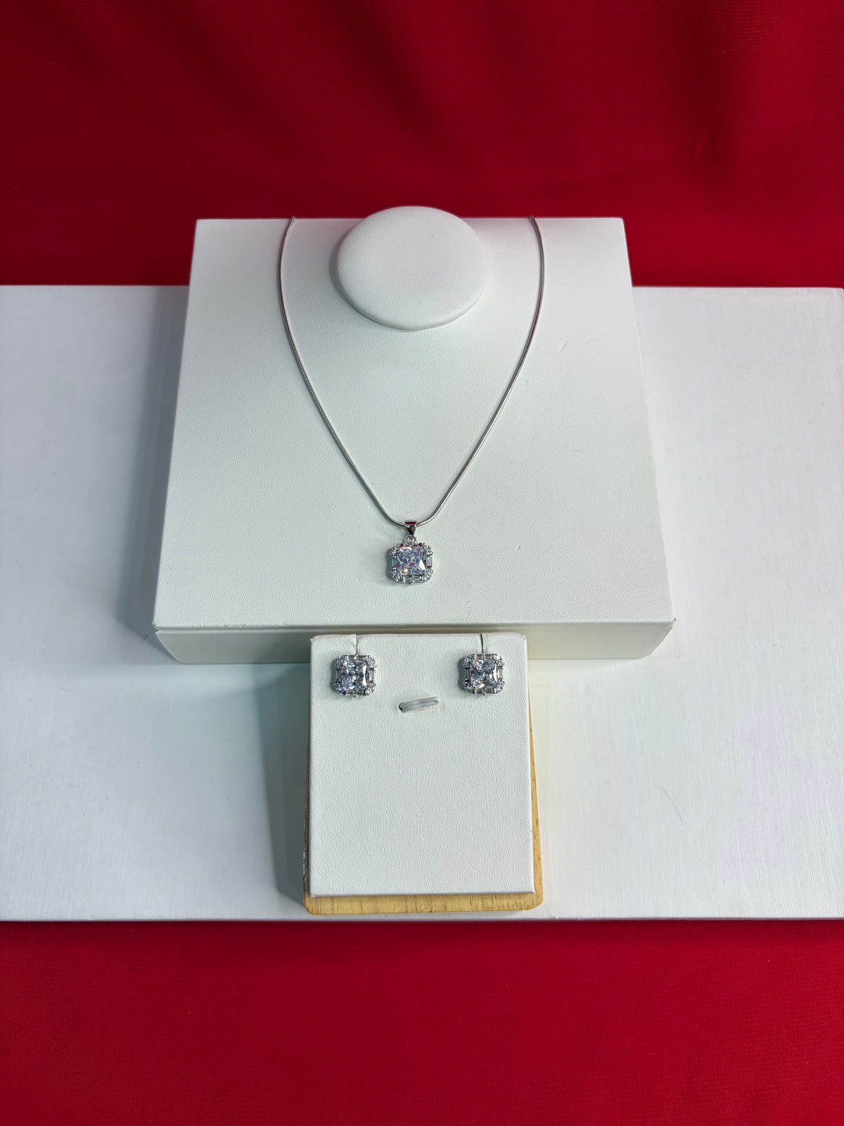 Pure Silver Pendant Set (WN236)