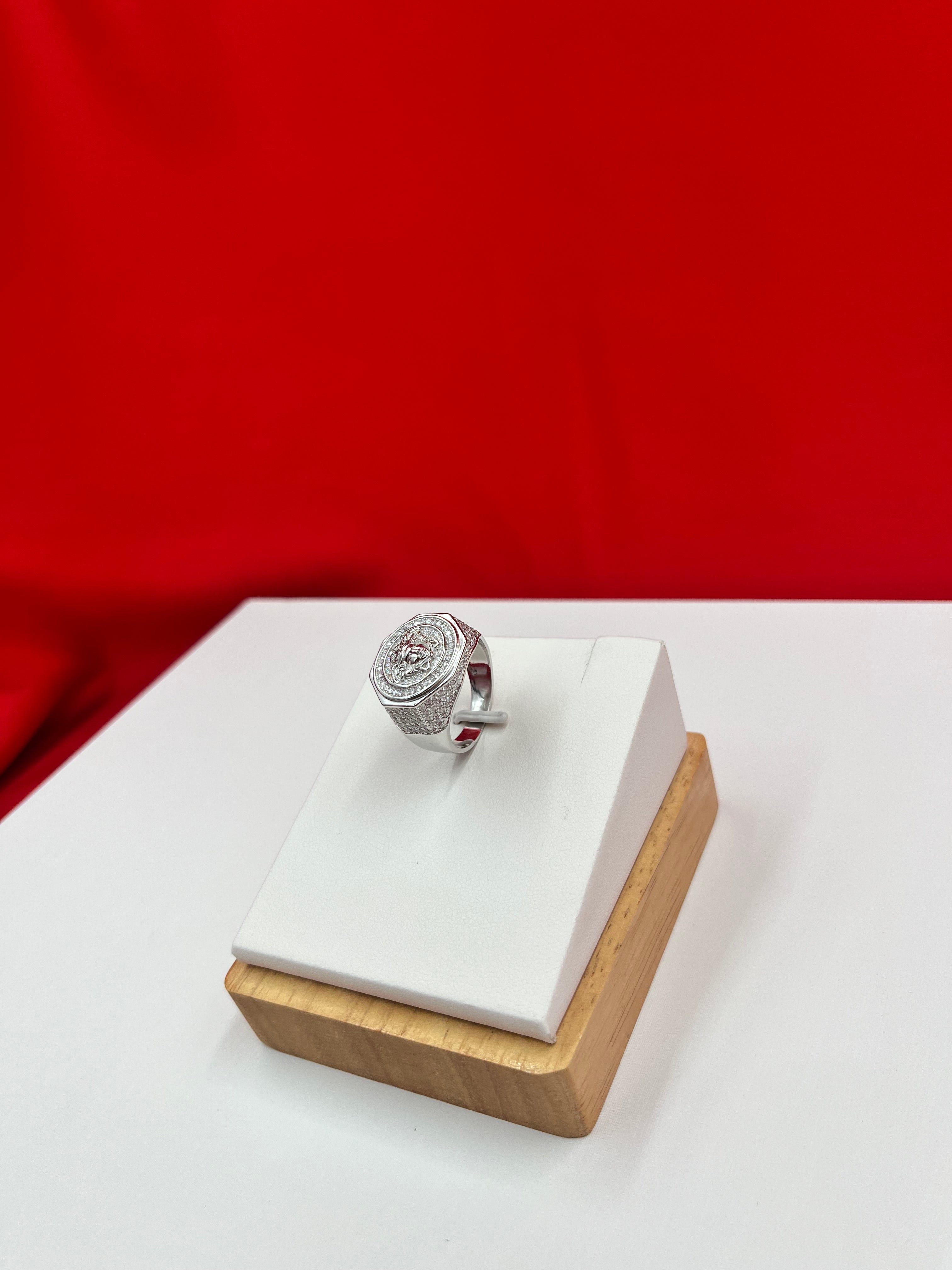 Men Iced out Ring size 9