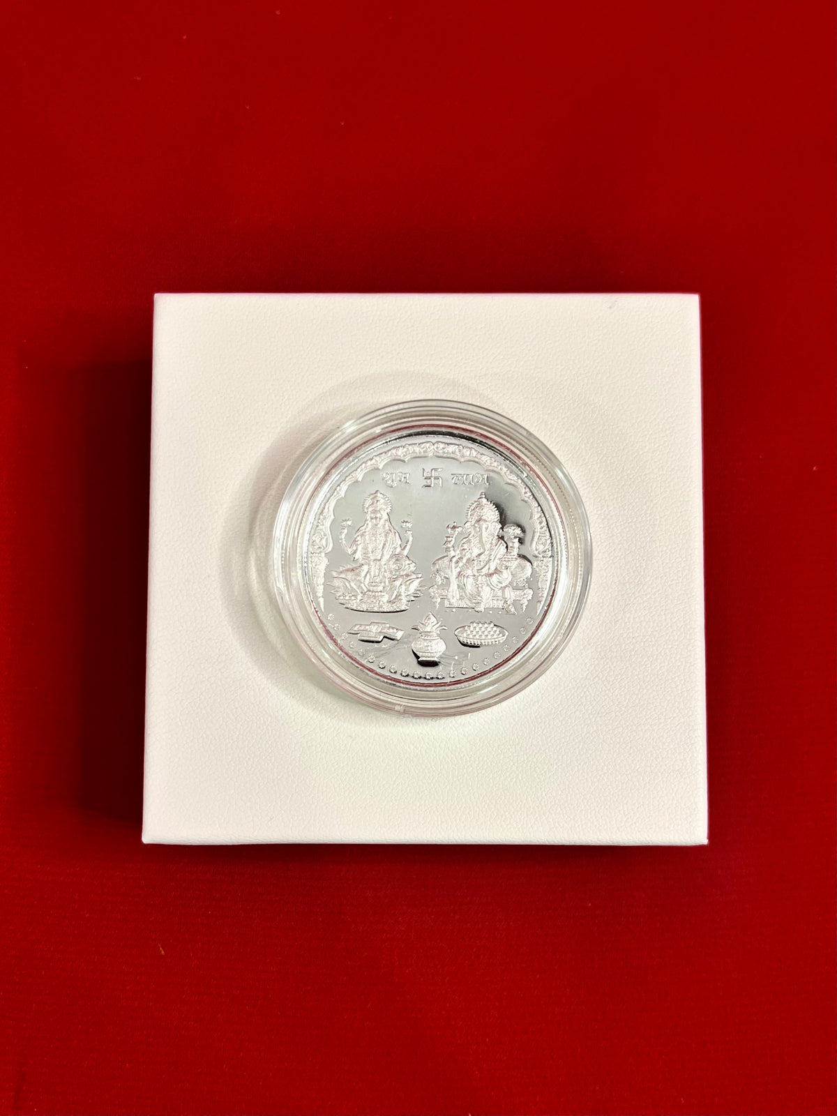 Pure Silver 20 grams Laxmi Ganesh Coin