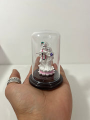 Pure Silver Radha-Krishna Car Stand (SS44)