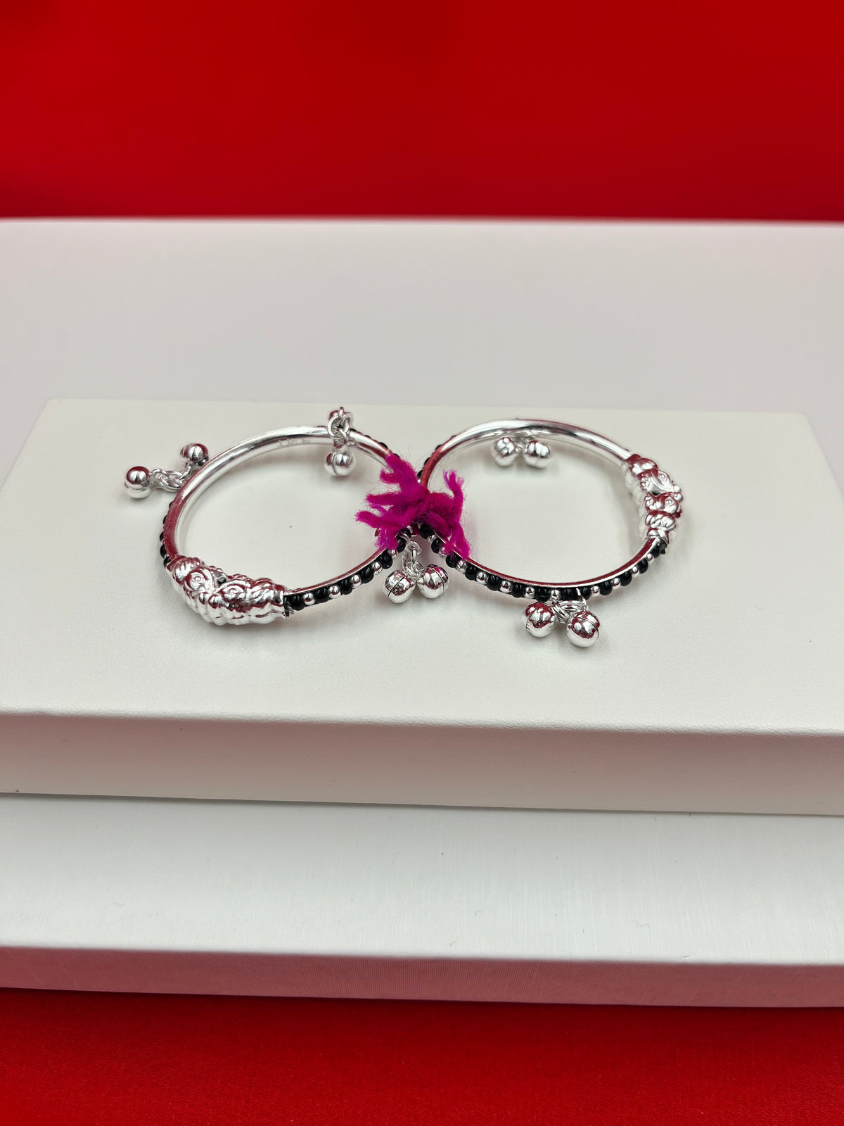 Pure Silver Baby Kangan 1.5 size