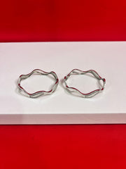 Pure Silver Bangle Pair 2.1