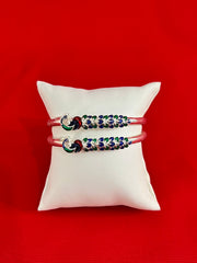 Pure Silver Pair Bangle 2.2