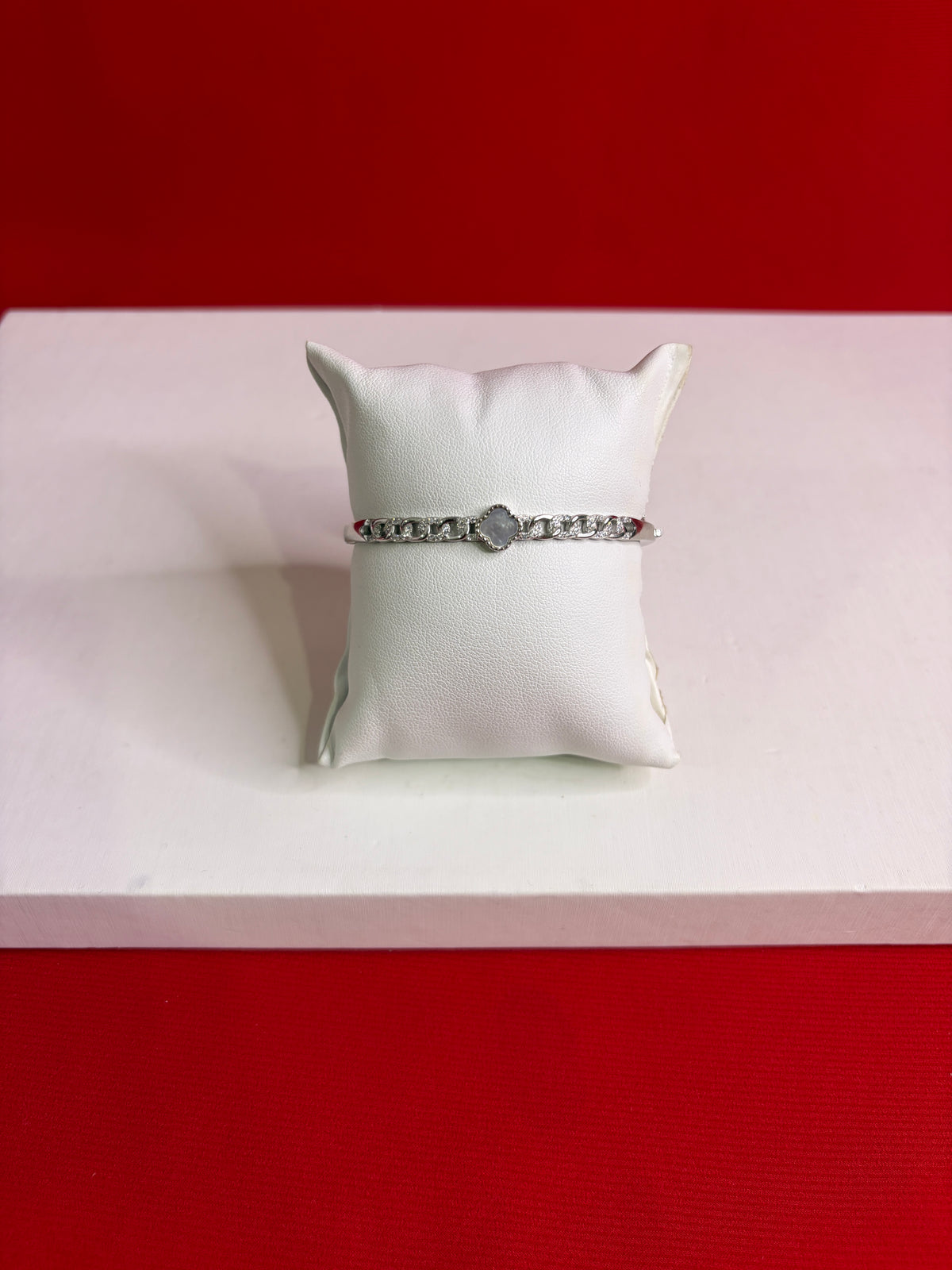 Women’s Pure Silver Bangle Bracelet (SB119)