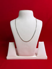 Cuban Pure Silver Chain 20”(SC160)