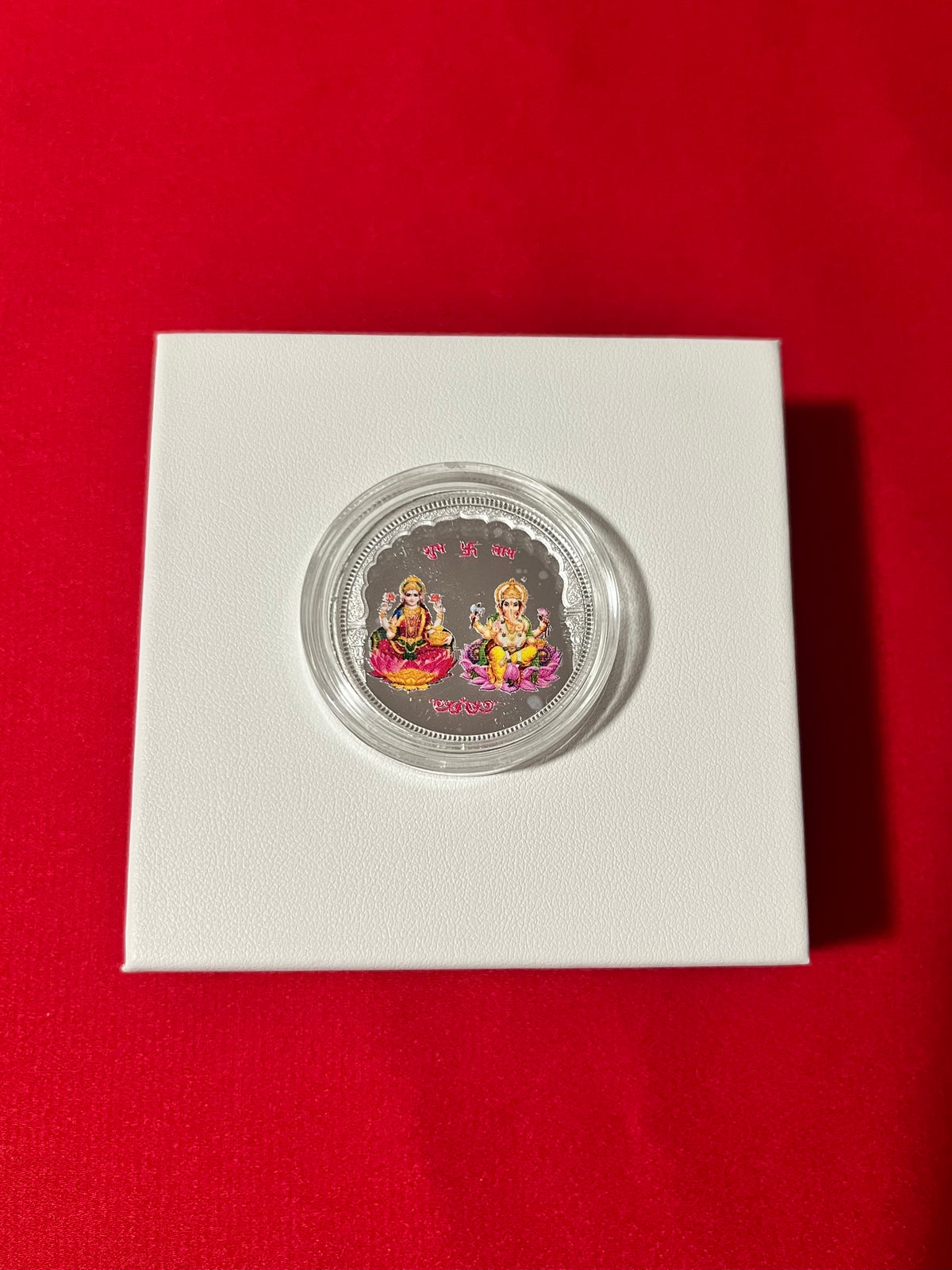 Silver Coin (Laxmi ji & Ganesh ji)