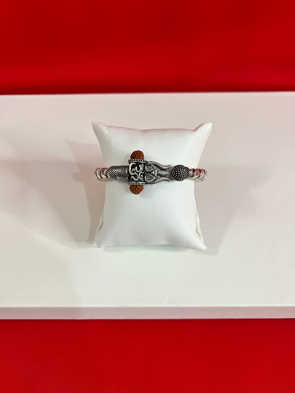 Pure Silver Trishul Kada Bangle