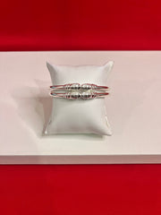 Pure Silver Bangle Pair 2.4