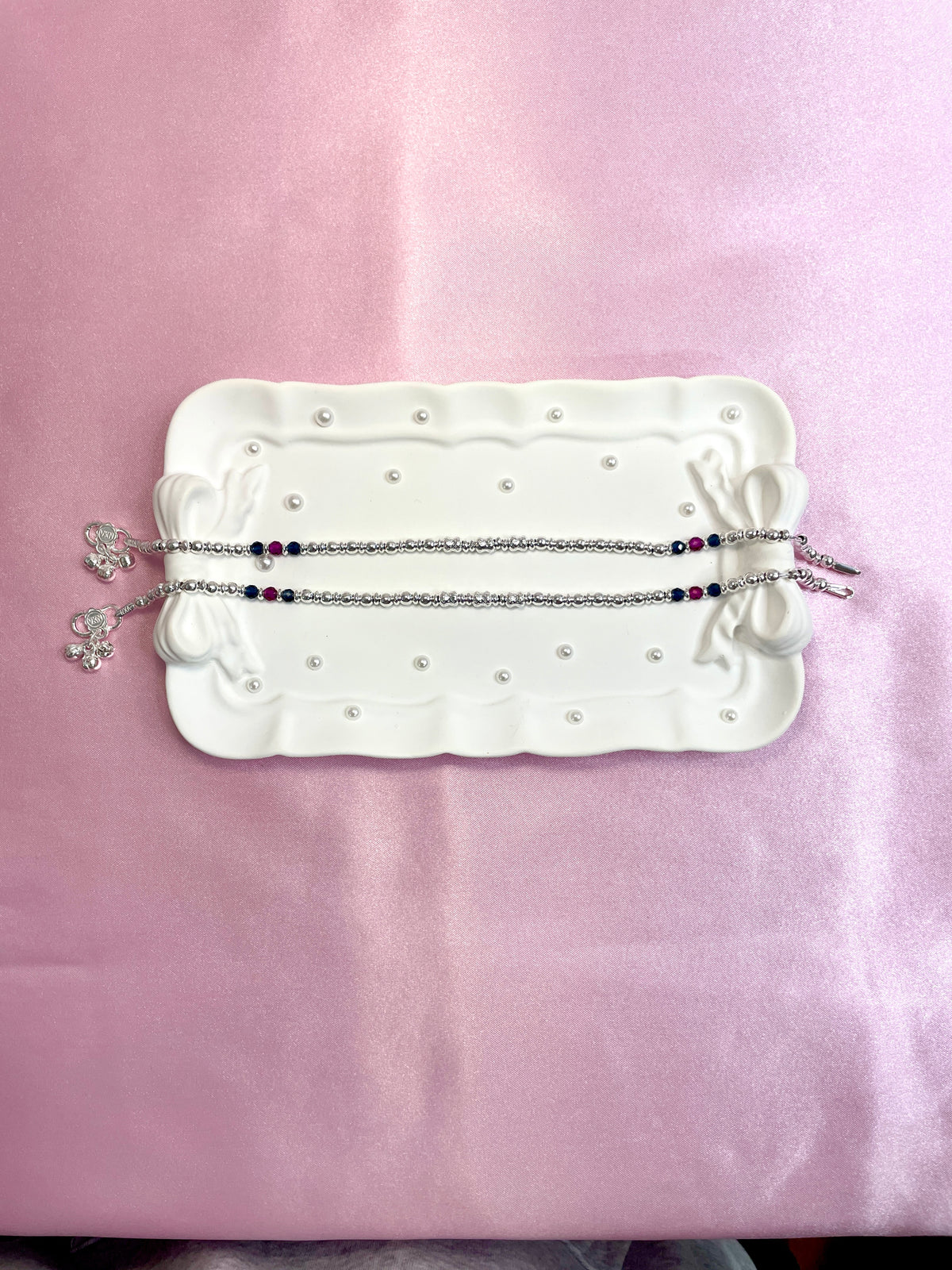 Pure silver Anklets