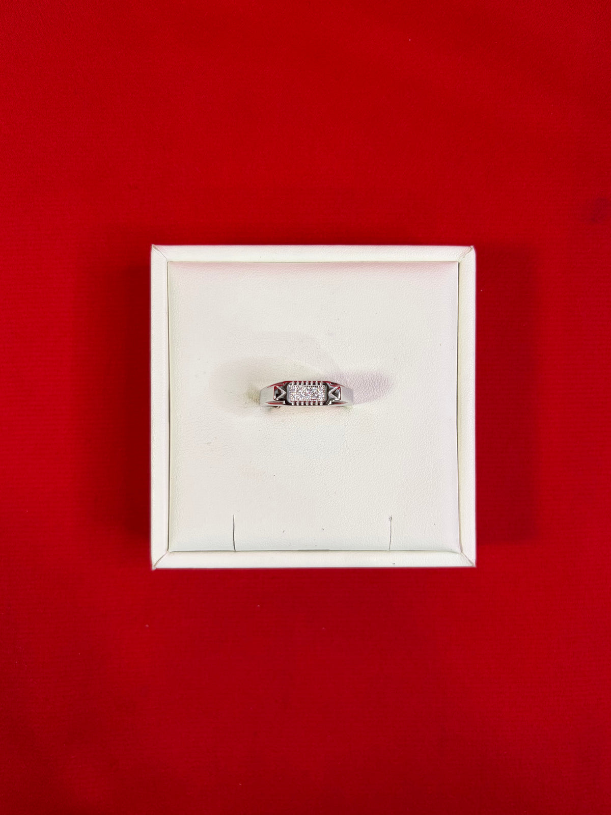 Men Silver Ring (Size 9.5) MR179