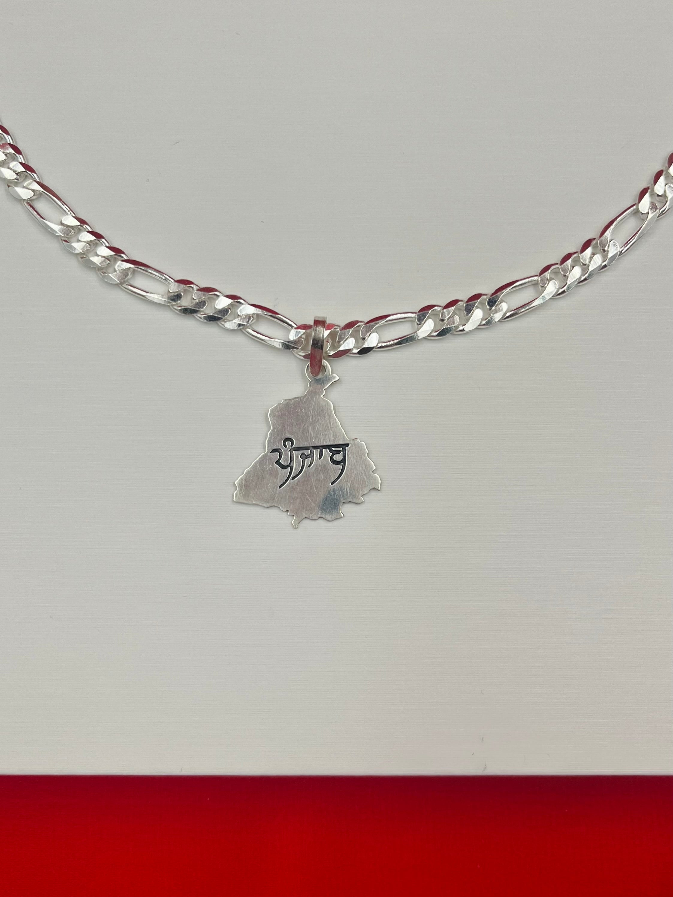 Pure Silver Punjab Pendant