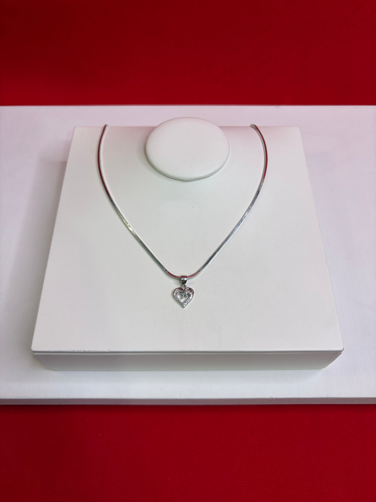 Pure Silver Pendant Necklace (WN122)