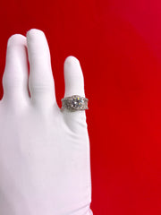 Pure Silver Women’s Cocktail Ring (Size 6.5) WR267