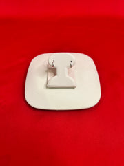 Pure Silver Hoops Earrings (HE77)